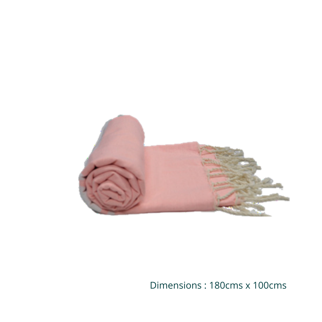 Foutas de plage rose